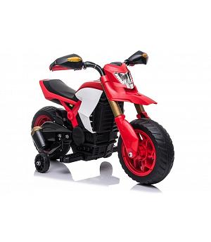 Motocross Eléctrica Infantil TR1909 6v, Color Rojo - LE6578
